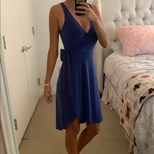 Express Surplice Midi Dress